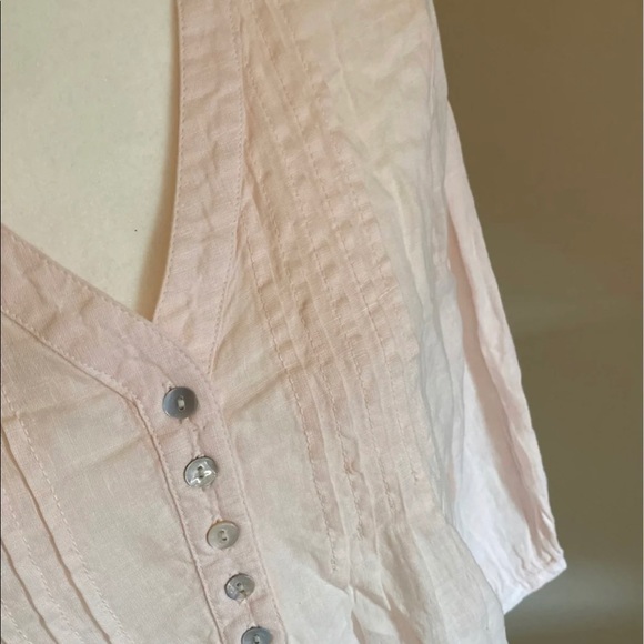 Sigrid Olsen Pink Linen Tunic XS NWT - Picture 5 of 5